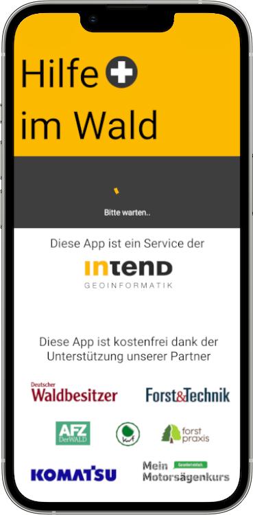 Hilfe im Wald App  INTEND Geoinformatik GmbH
